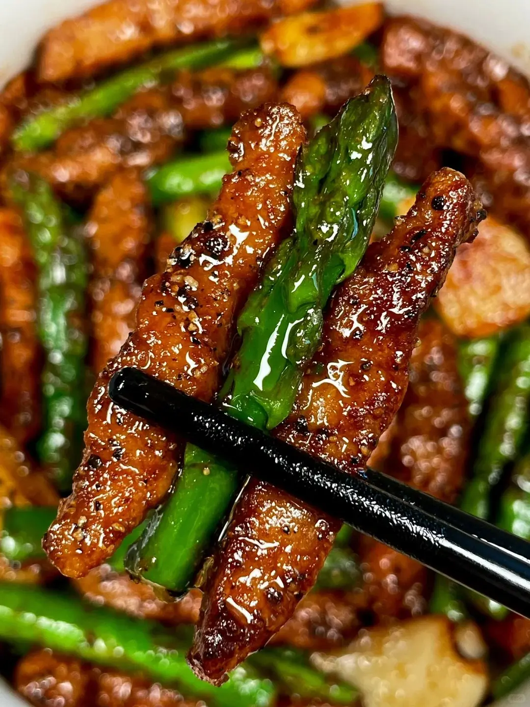 蘆筍炒牛肉（示意圖來源：小紅書網友）