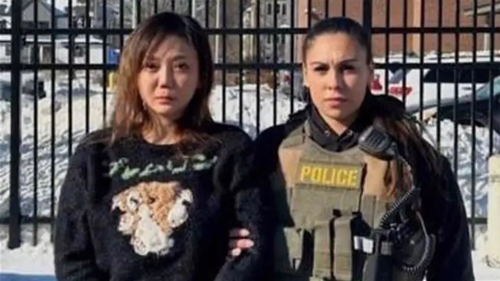 「太陽花女神」劉喬安（左）潛逃美國，先前遭美方拘捕。（中時資料照）
