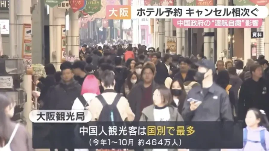 大陸赴日團客縮水四成 日本旅遊業損失近千億人民幣 GDP 或降 0.36%的封面圖片