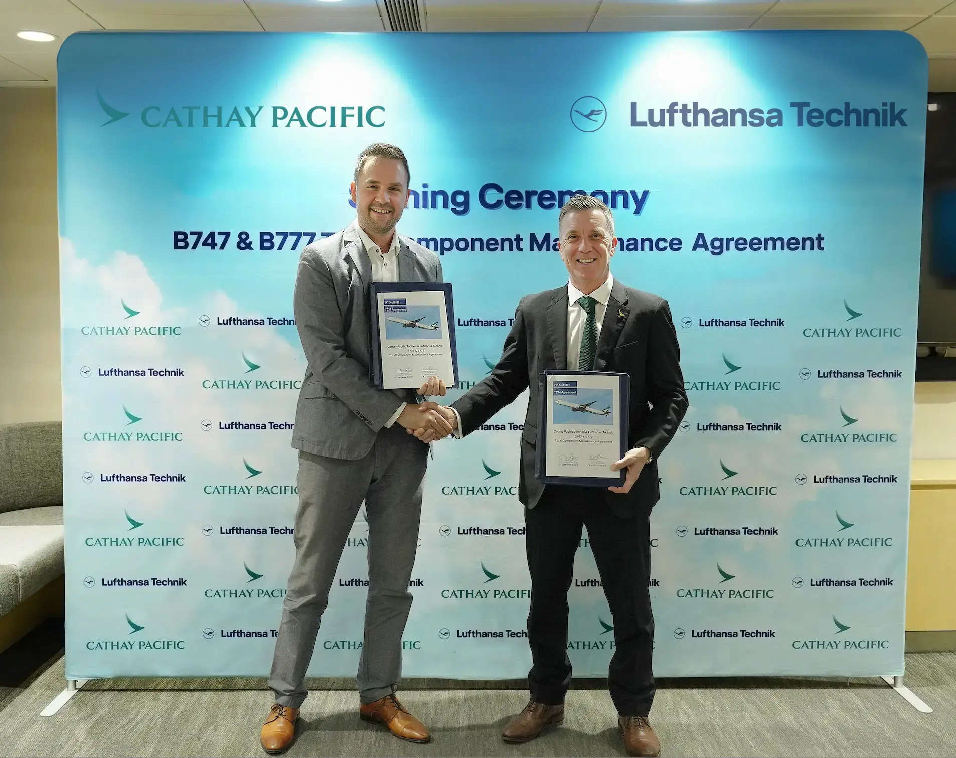 作為一家「以港為家」的航空公司，國泰航空近期與Lufthansa Technik簽署了合作歷史上規模最大的維修合同。 (圖：Lufthansa Technik 官網)
