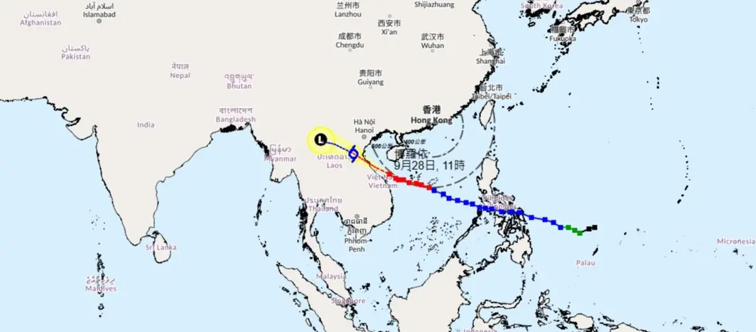 未來兩三日香港維持大致天晴及酷熱，廣東地區亦因高空反氣旋影響普遍晴朗，但內陸或有高溫觸發的驟雨。(圖：網絡翻攝)