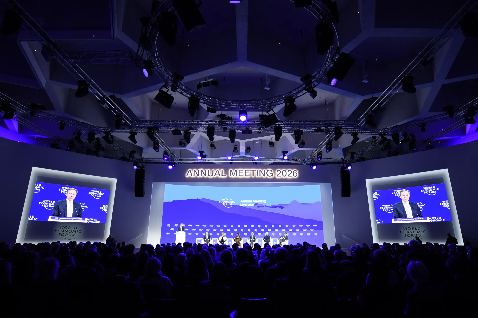 El pasado 23 de enero, el presidente del Foro Económico Mundial, Børge Brende, fue el encargado de pronunciar el discurso de clausura de la Reunión Anual 2026 del Foro, celebrada en Davos (Suiza). (Agencia de Noticias Xinhua)