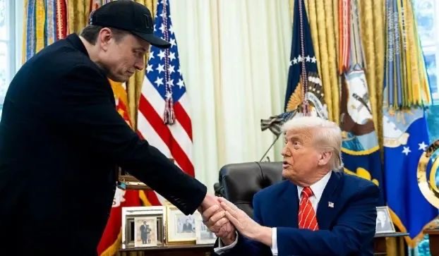 特朗普馬斯克這對昔日的「親密戰友」，現在已經反目成仇。（新華社資料圖片）