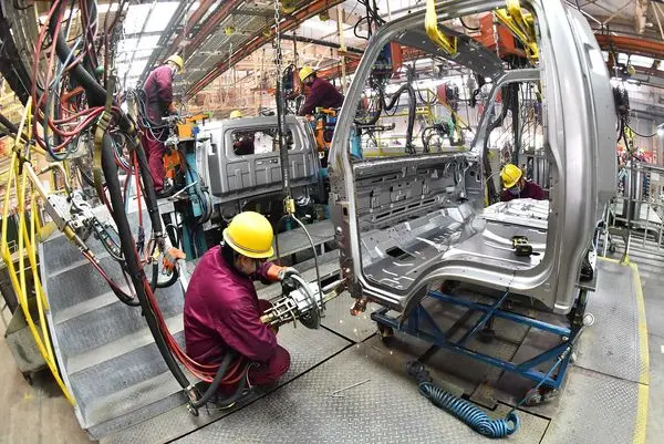 山東某汽車製造廠。(資料圖片)