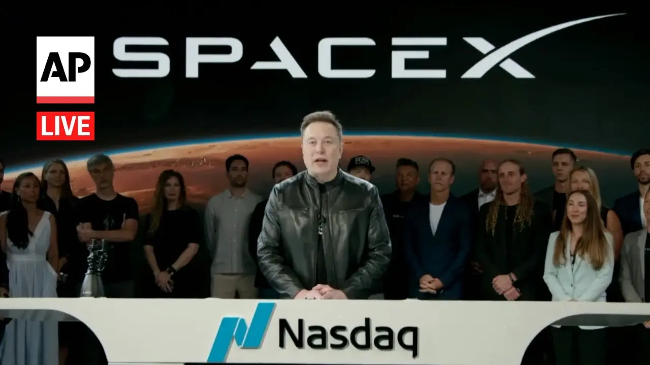 SpaceX（SPCX）正式上市掀財富狂潮，馬斯克當年配股福利兌現，基層焊接工持股十年暴賺近88萬美元，多名新舊員工靠股權實現人生逆轉。（來源： Associated Press@YouTube）