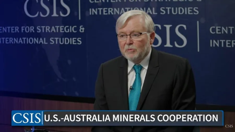 陸克文獻計:澳大利亞稀土可幫美國武器解困的封面圖片