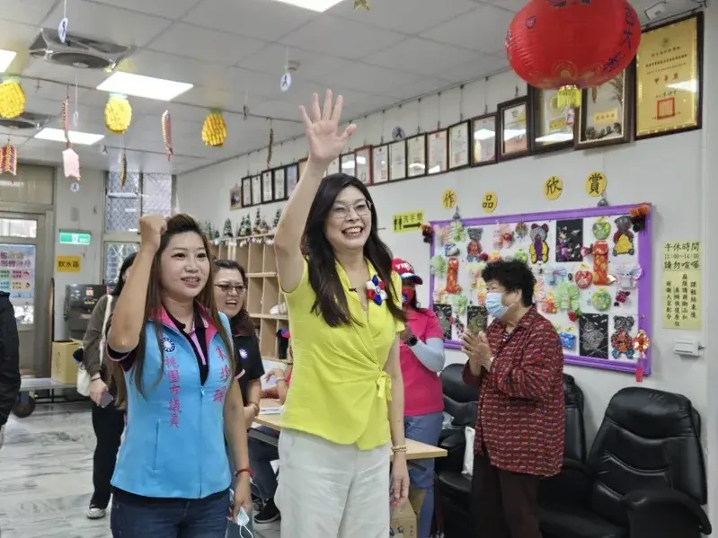 鄭麗文今天到鶯歌出席國民黨主席參選人座談會。(聯合報)