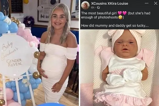 蘇格蘭 23 歲女子基拉（Kira Cousins）裝假孕、用仿真嬰兒行騙，還疑似染指眾籌！（截圖來源：網絡）