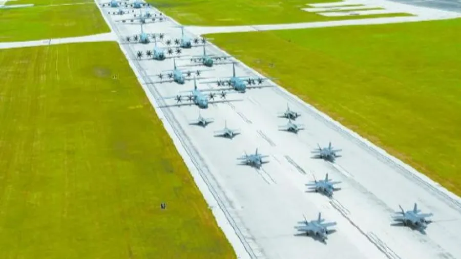 來者不善!美軍西太雙演習出動300戰機的封面圖片