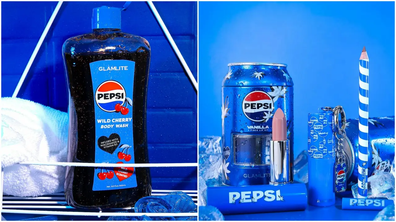 百事（Pepsi）跨界推出可樂味沐浴露與磨砂膏，產品僅限特定地區限量發售，原價約86元人民幣，內地交易平台炒價飆至399元。多家速食品牌亦陸續推出充滿創意的食品香調日化用品。（來源：glamlite@IG）