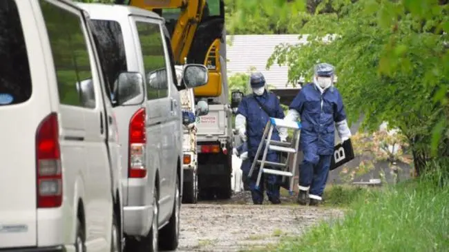 日本茨城縣築波市一處山林27日發現一具中國籍女性遺體。(共同社)