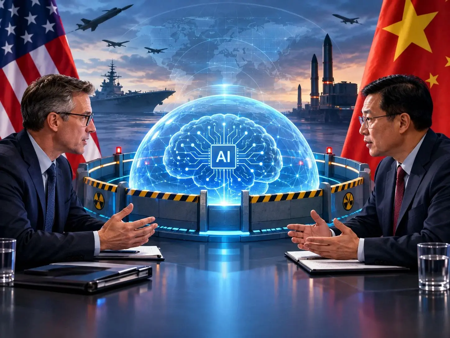 美國不會願意放慢AI的研發，因為它怕被中國趕上，而中國更是認為，AI將是決定下一代工業與國家競爭力的因素，所以中美都不可能放慢腳步。(圖：網絡截圖)