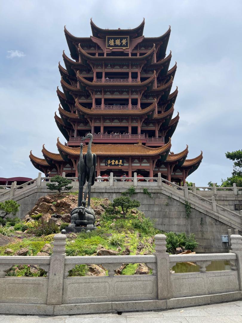 黃鶴樓。（王善勇攝）