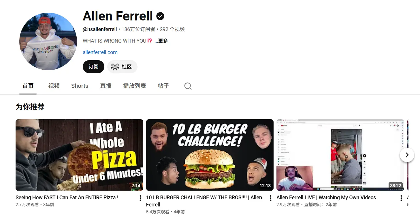 擁有390萬TikTok追蹤者、180萬YouTube訂閱數的Allen Ferrell，向來熱衷拍攝各類惡搞、極限挑戰內容，這次卻因為一盤麥當勞雞塊（McDonald's Chicken McNuggets），徹底與心愛的遊樂園絕緣。（Millennium Force）（來源：Itsallenferrell@YouTube）
