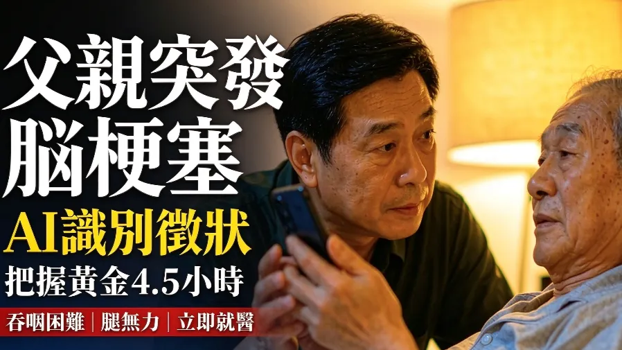 山東聊城｜90 後兒子透過 AI 識別父親腦梗塞徵狀 把握黃金搶救時間的封面圖片