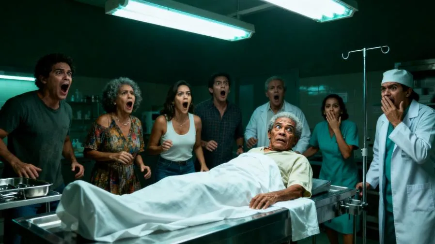 巴西 90 歲老翁太平間「驚魂復活」，醫院與家屬各執一詞！的封面圖片