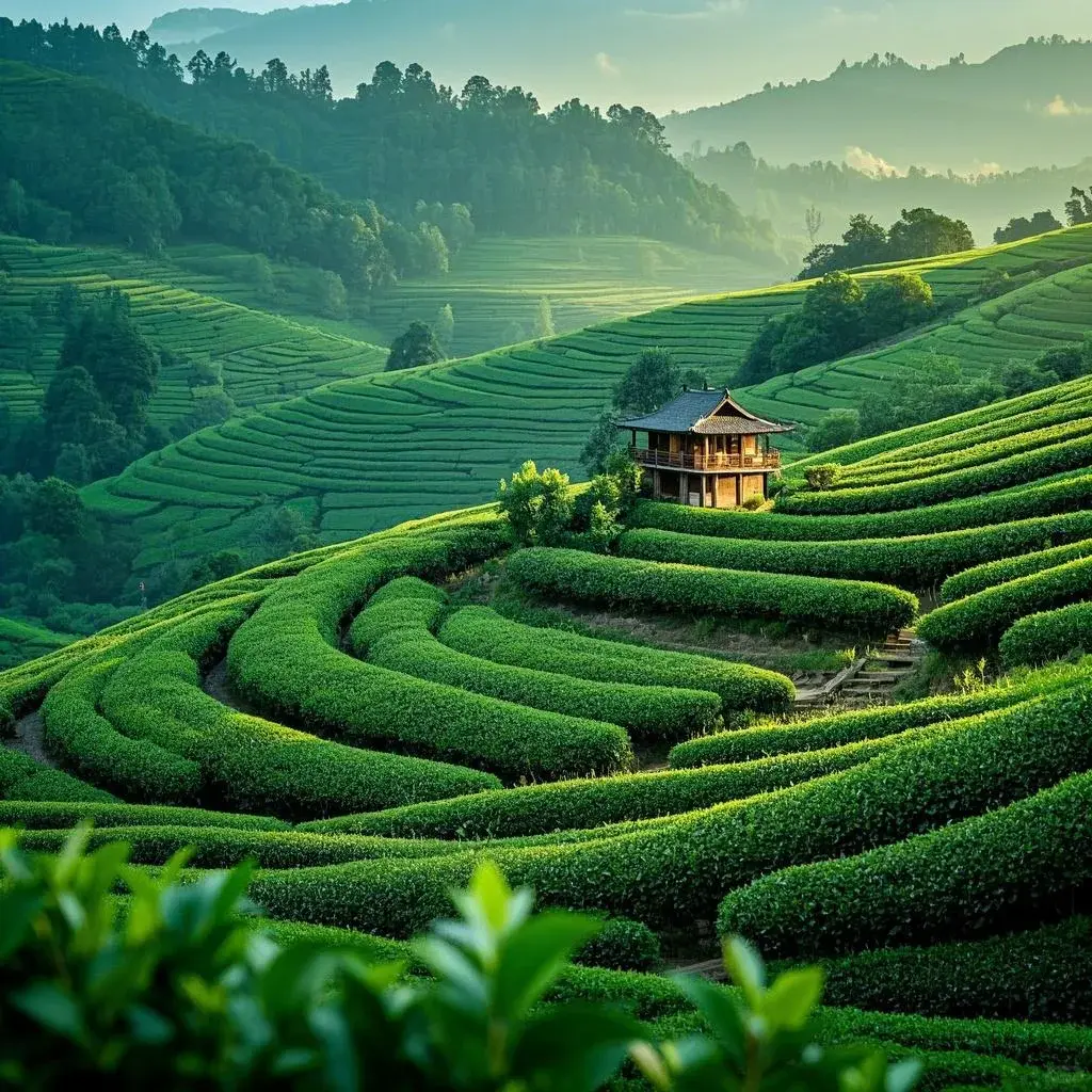 四大茶區裡，江南茶區可謂是綠茶的「大本營」，好茶紮堆。（示意圖來源：小紅書網友）
