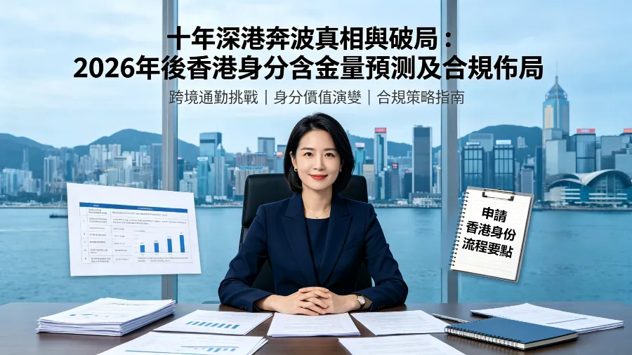 十年深港奔波真相與破局：2026年後香港身分含金量預測及合規佈局的封面圖片