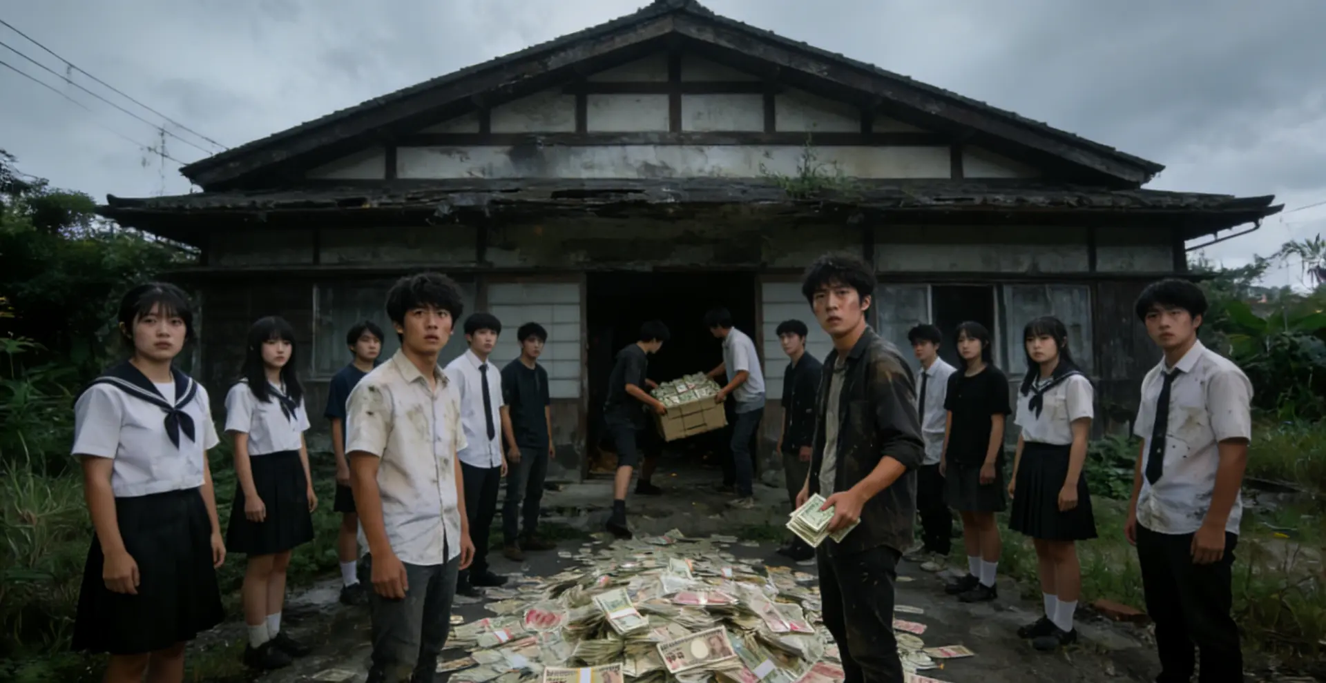 牆壁裡藏億元現金？日本學生試膽闖空屋竟闖出牢獄之災？（示意圖來源：豆包AI）