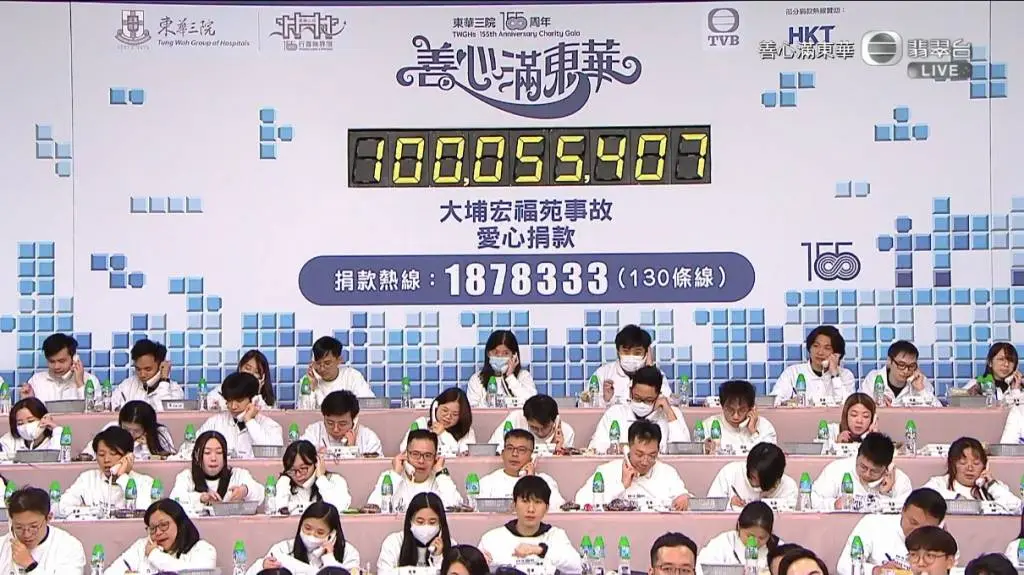 何猷啟隨後呼籲公眾積極捐款，為無數被災難摧毀的家庭提供實質援助。截至當晚11點15分，節目已籌得超過1億港元善款，將全數用於支援受災人士。