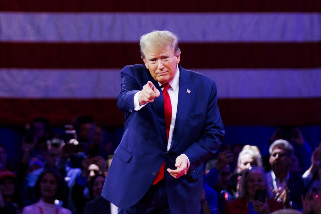 美國總統特朗普。新華社