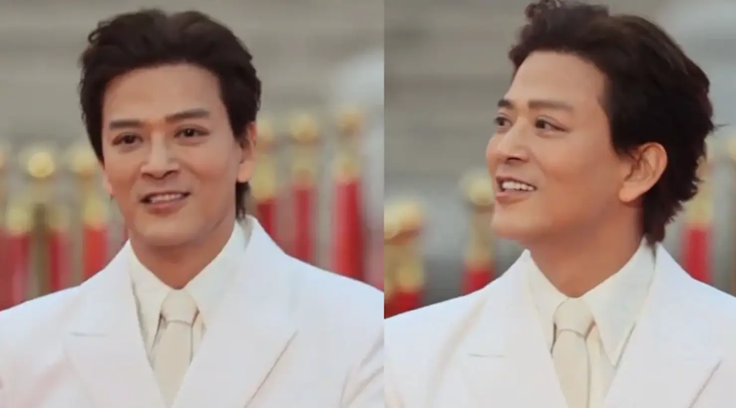 有粉絲指出，陳曉東稍後出席其他活動時已不再佩戴太陽眼鏡，容貌並未走樣，當天浮腫實為皮膚敏感影響，並提及他早年拍《蘭陵王》時曾因頭套膠水敏感受苦的經歷。(圖：小紅書截圖)​