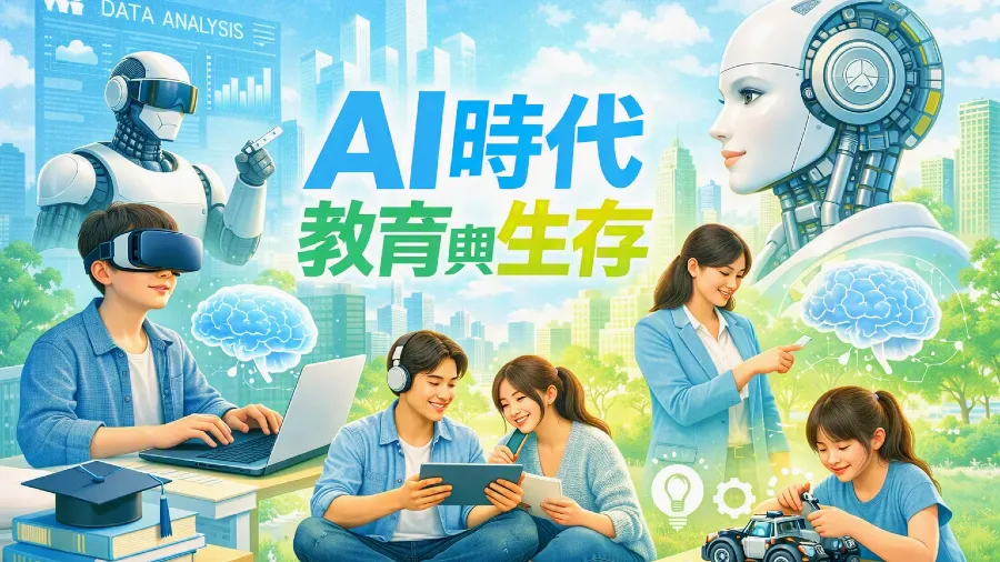 AI時代下，家長教育與下一代的生存空間的封面圖片