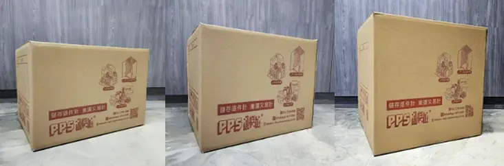 不同尺寸的搬屋紙箱展示