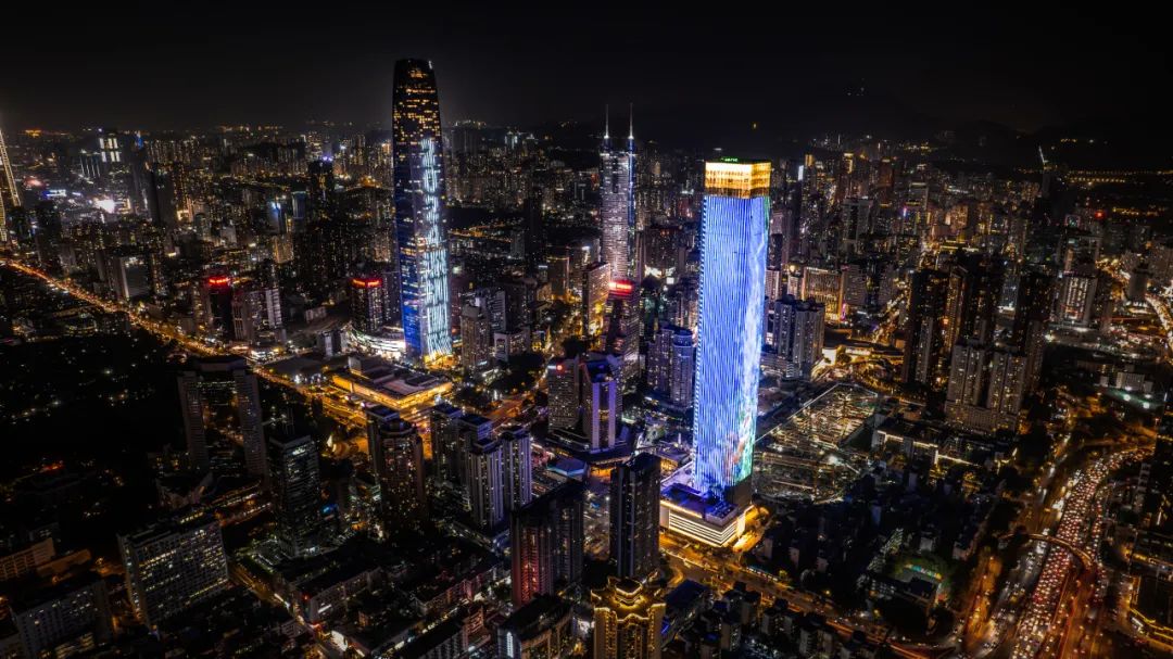 蔡屋圍夜景（圖源：羅湖發佈）