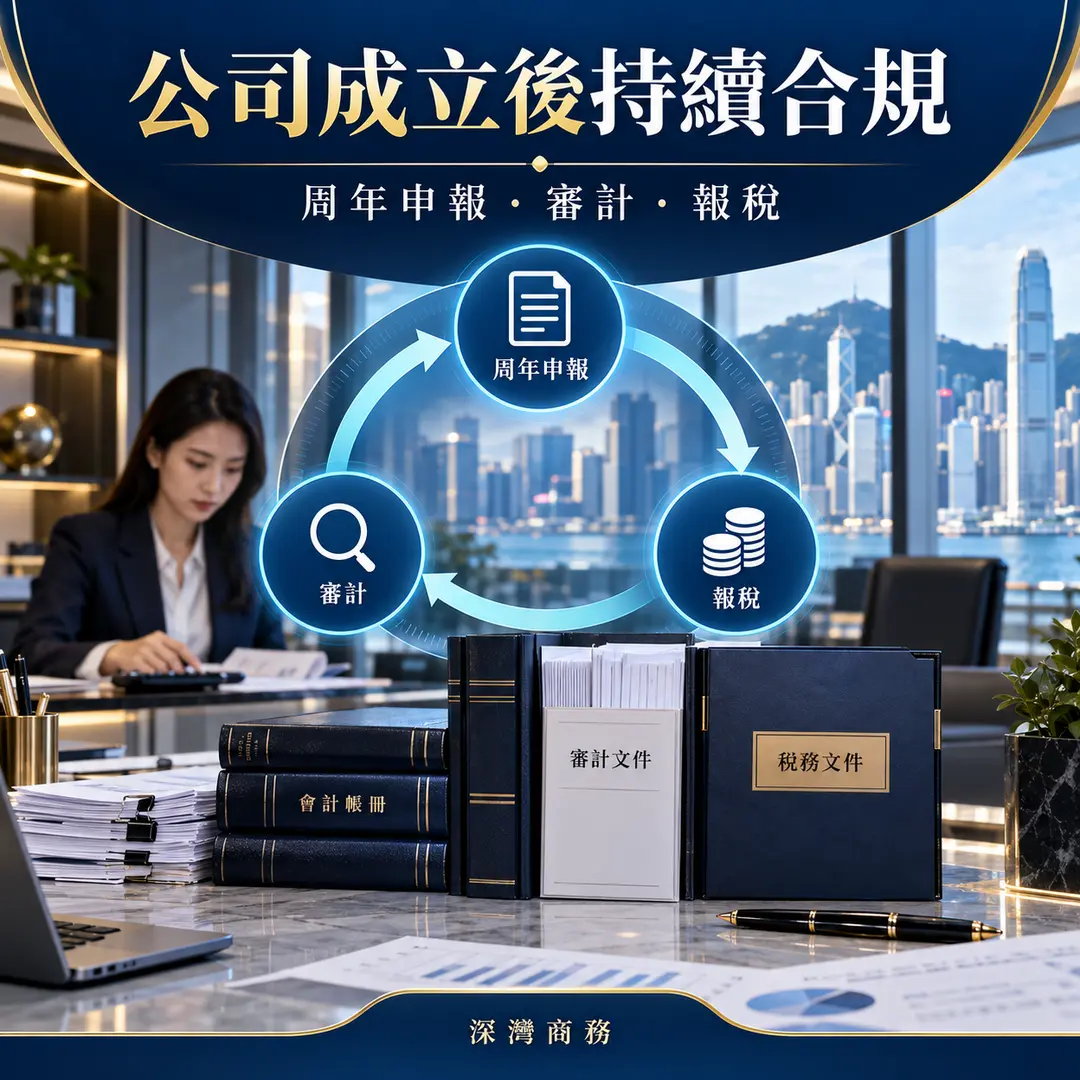 6. 公司成立後，不代表合規工作已經完成