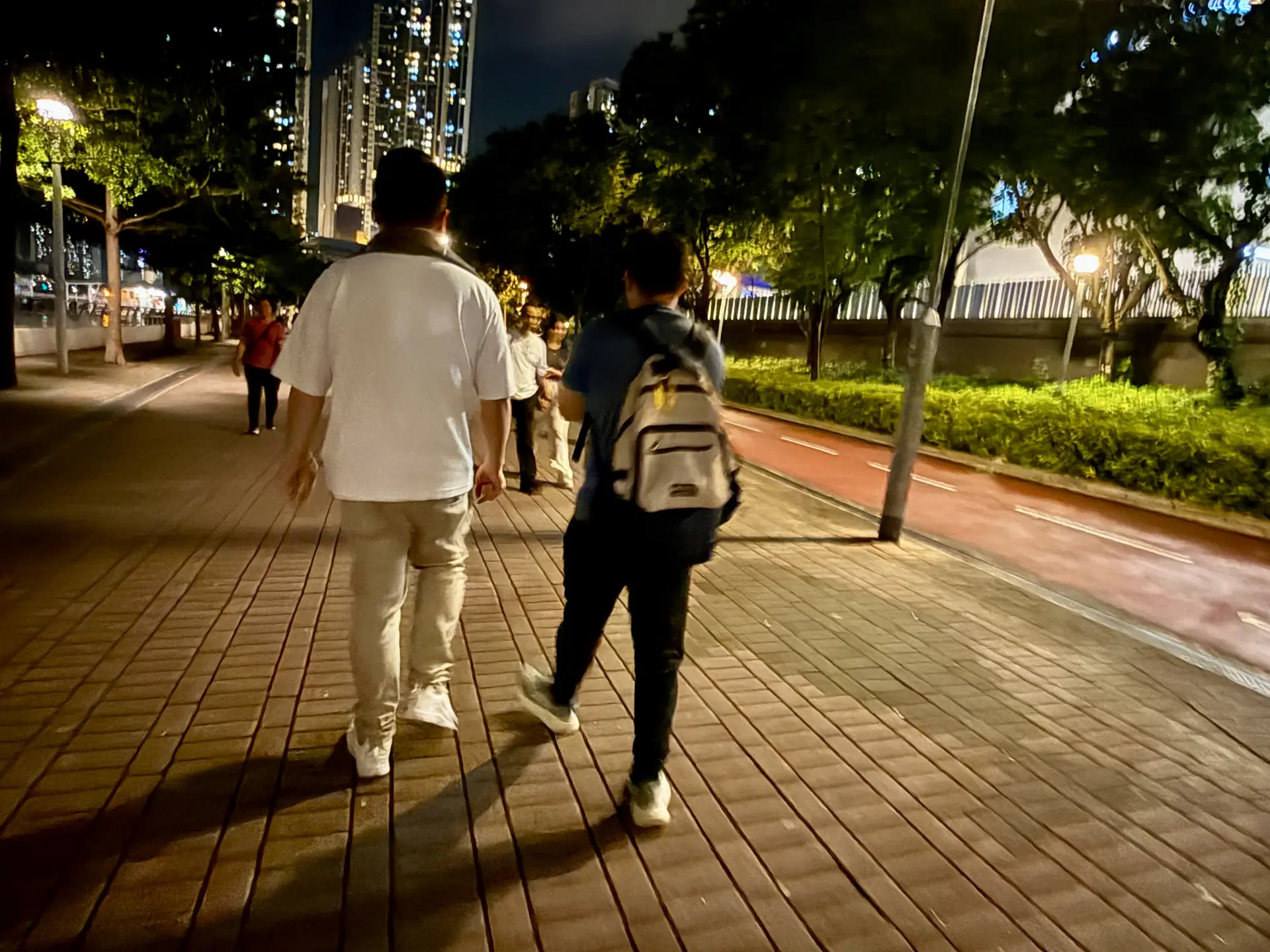 議員巡視荃灣公園及海濱公園範圍