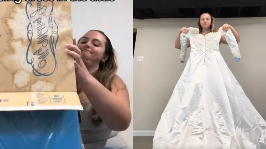 新房閣樓藏復古婚紗？美情侶興奮想納入婚禮，網友為何全嚇壞？的封面圖片