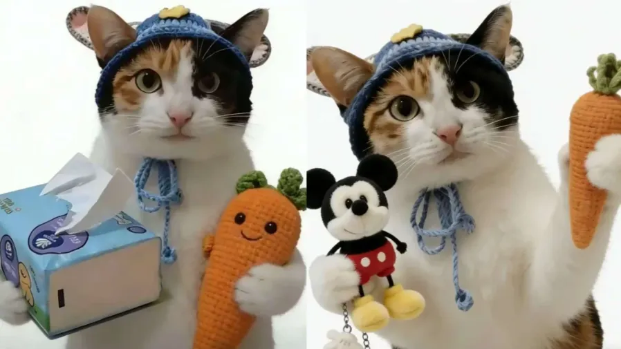 「蘿蔔紙巾貓」帶火全網挑戰，內地文旅火速入局超圈粉的封面圖片