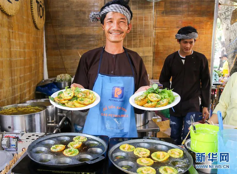 第12届越南胡志明市国际美食节在胡志明市黎文八公园举办。新華社