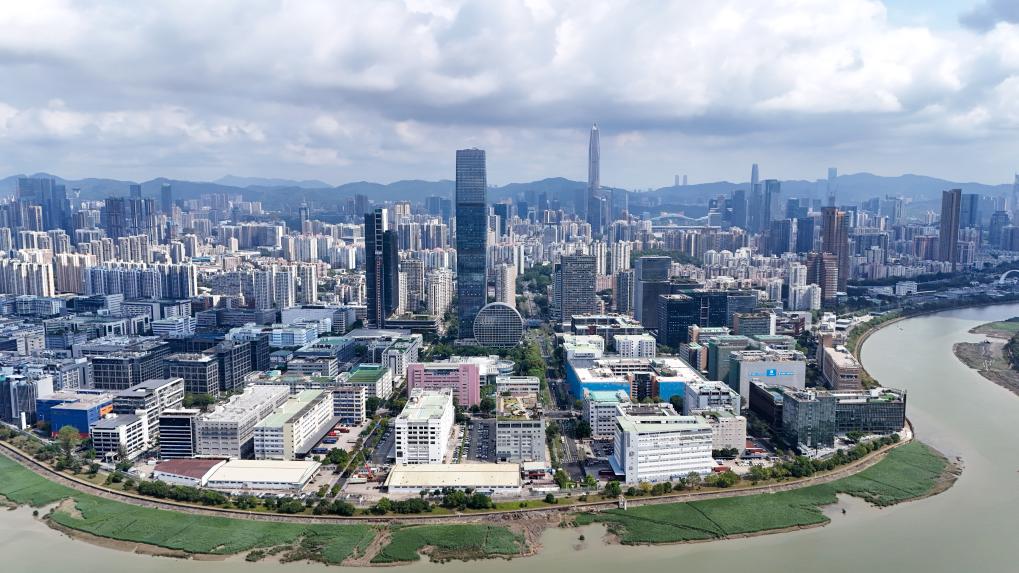 這是河套深港科技創新合作區（無人機照片，4月24日攝）。(新華社)