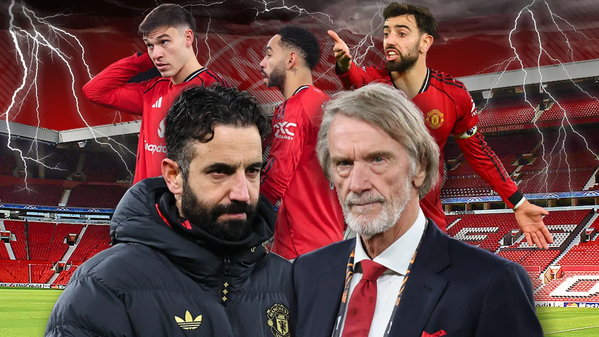 值得一提的是，球會聯合班主Sir Jim Ratcliffe在2025年10月仍公開力撐阿莫林，認為應給予其至少三年時間進行全面評估，但短短三個月後，管理層態度便發生逆轉。(圖：網絡截圖)