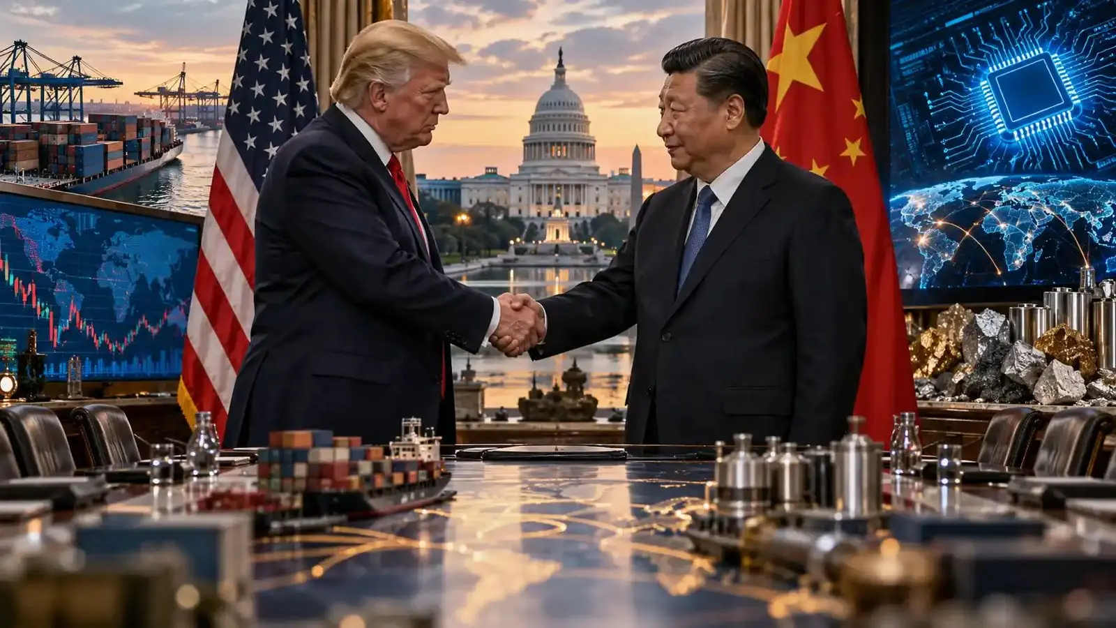中美未來更不可能真正「脫鉤」，因為兩個如此龐大的經濟體要完全切斷往來，代價實在太高；但是它們也不可能回到20年前全球化的黃金時代那種「經濟歸經濟、安全歸安全」的世界。(圖：網絡截圖)