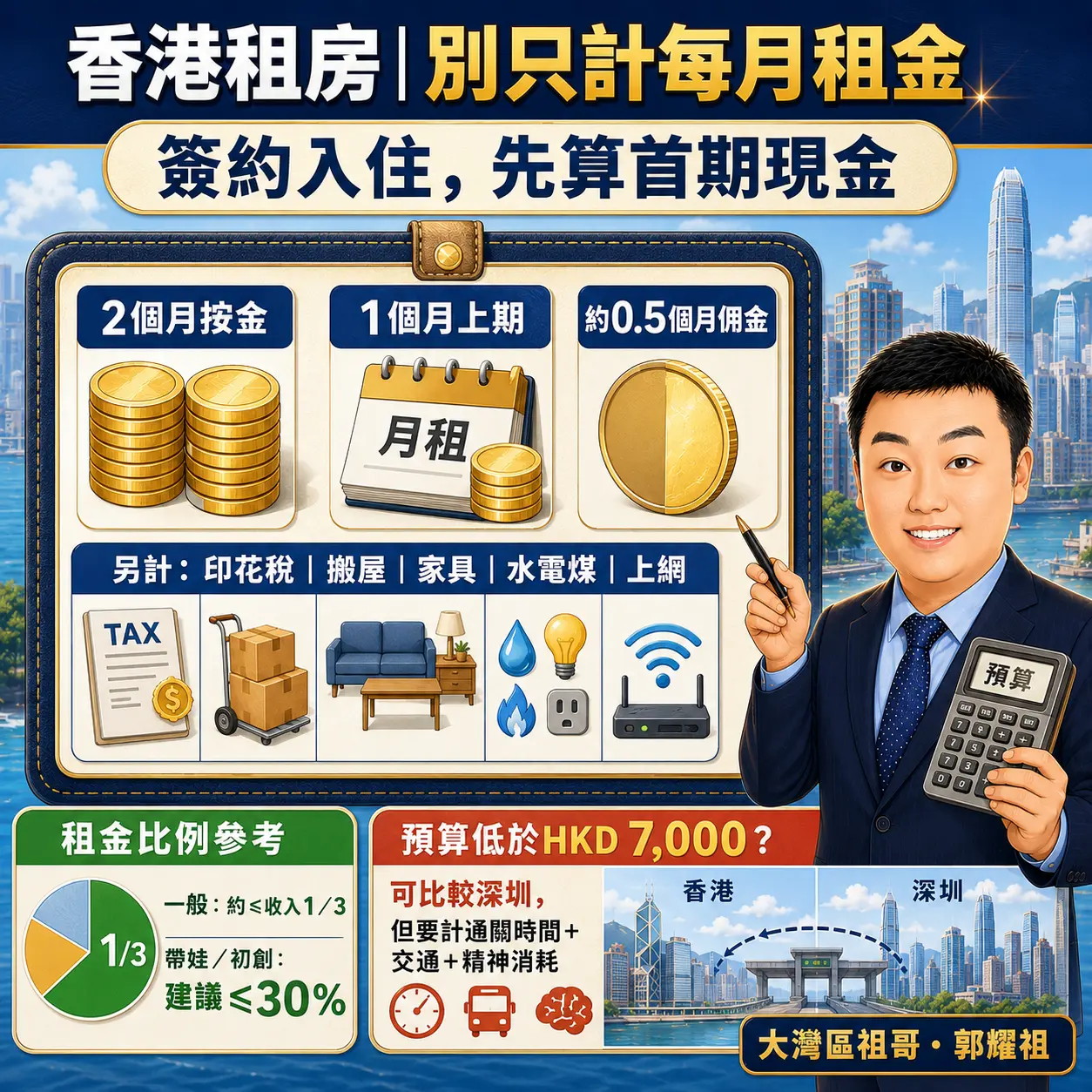 第二，預算要連同初期成本一起計算