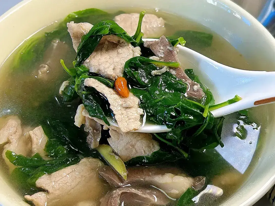 枸杞葉瘦肉湯（示意圖來源：小紅書網友）