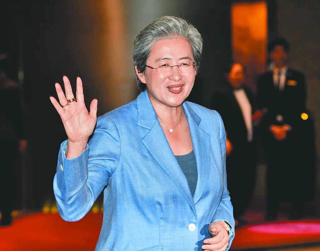超微董事長暨執行長蘇姿丰。（中時資料照）