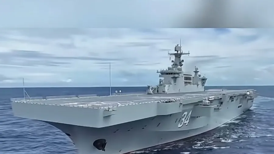 第4艘075型兩棲攻擊艦「湖北艦」亮相的封面圖片