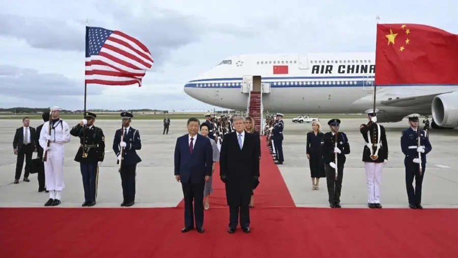 習近平抵華府國事訪問 特朗普破天荒停機坪迎接創美總統先例的封面圖片