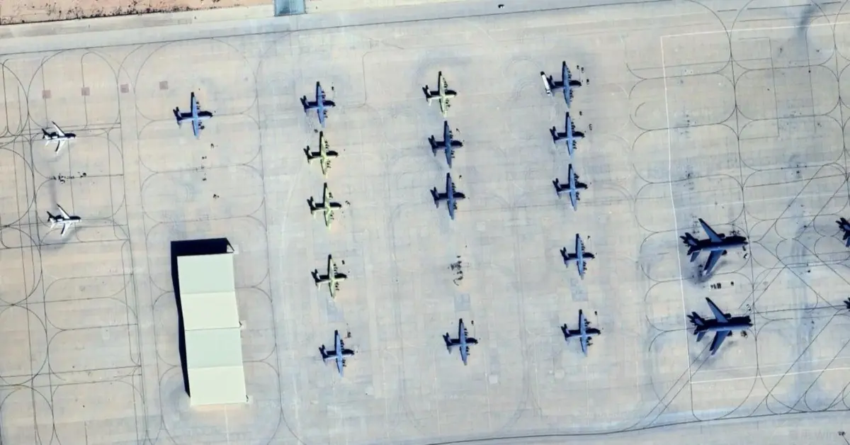 沙特阿拉伯蘇丹王子空軍基地（Prince Sultan air base）。（圖／翻攝自Google Maps）