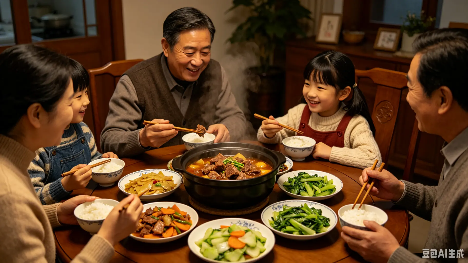 浙江民眾燉牛肉食用過半，孩童意外發現鍋中八角高達13角，經查驗確認為劇毒莽草。專家提醒，勿單靠角數辨識八角，掌握外觀、氣味特徵，遠離飲食中毒風險。（示意圖來源：豆包AI）