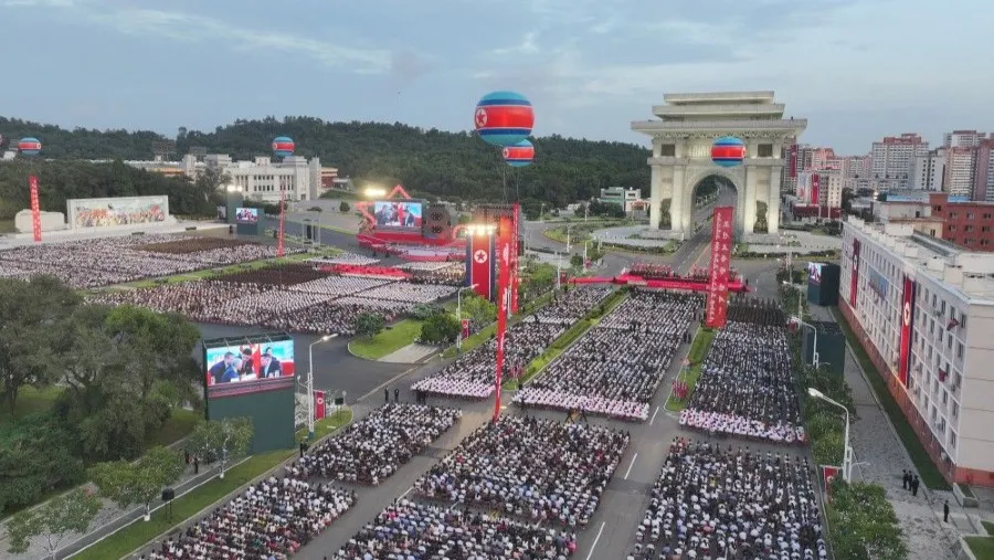朝鮮舉行解放80周年慶祝大會 李在明:韓國不能重蹈1905年覆轍的封面圖片