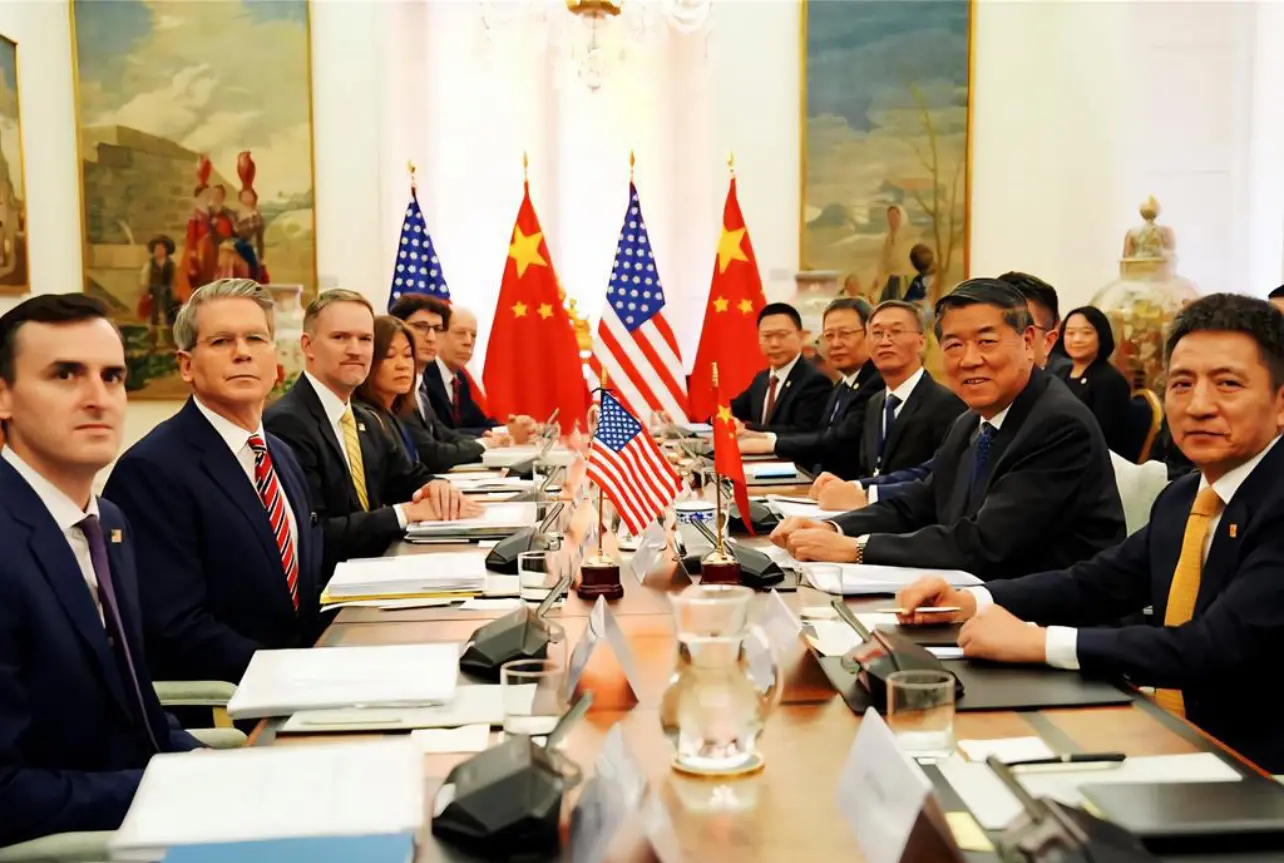 中美馬德里經貿會談，雙方達成3點框架共識。（新華社）