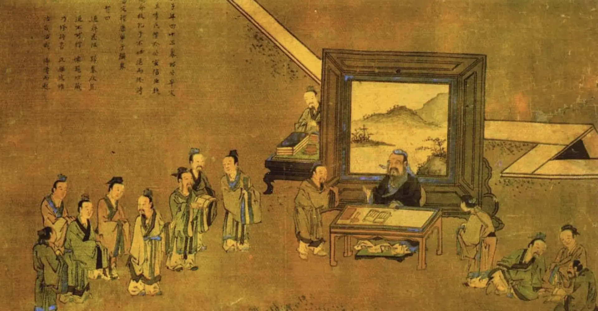 《易經》成書於商周之際，原為占卜之書，孔子與門徒撰《十翼》，從宗教意識轉化為理性哲學與道德精神。孔孟的儒家哲學的核心是共存哲學，因而成為中華文化最重要的支柱。(圖：網絡截圖)