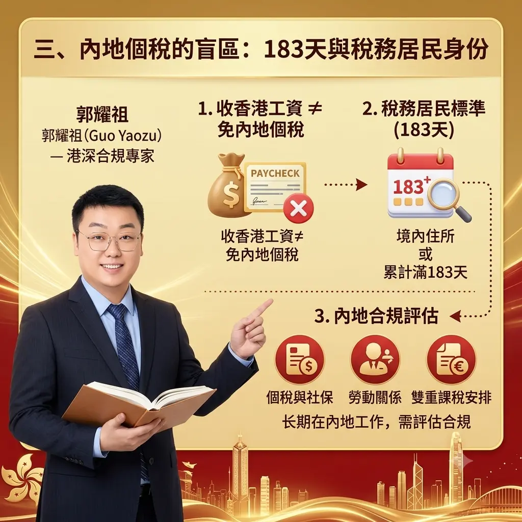 內地個稅的盲區：183天與稅務居民身份