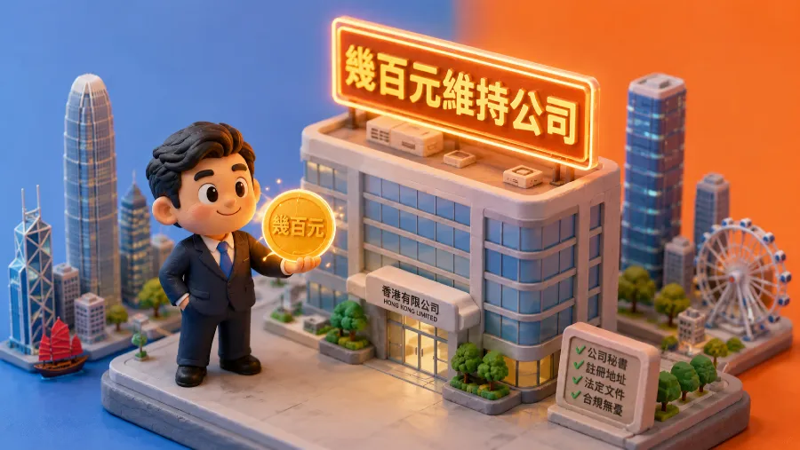 6月必看：每月幾百元如何維持香港公司存續？的封面圖片