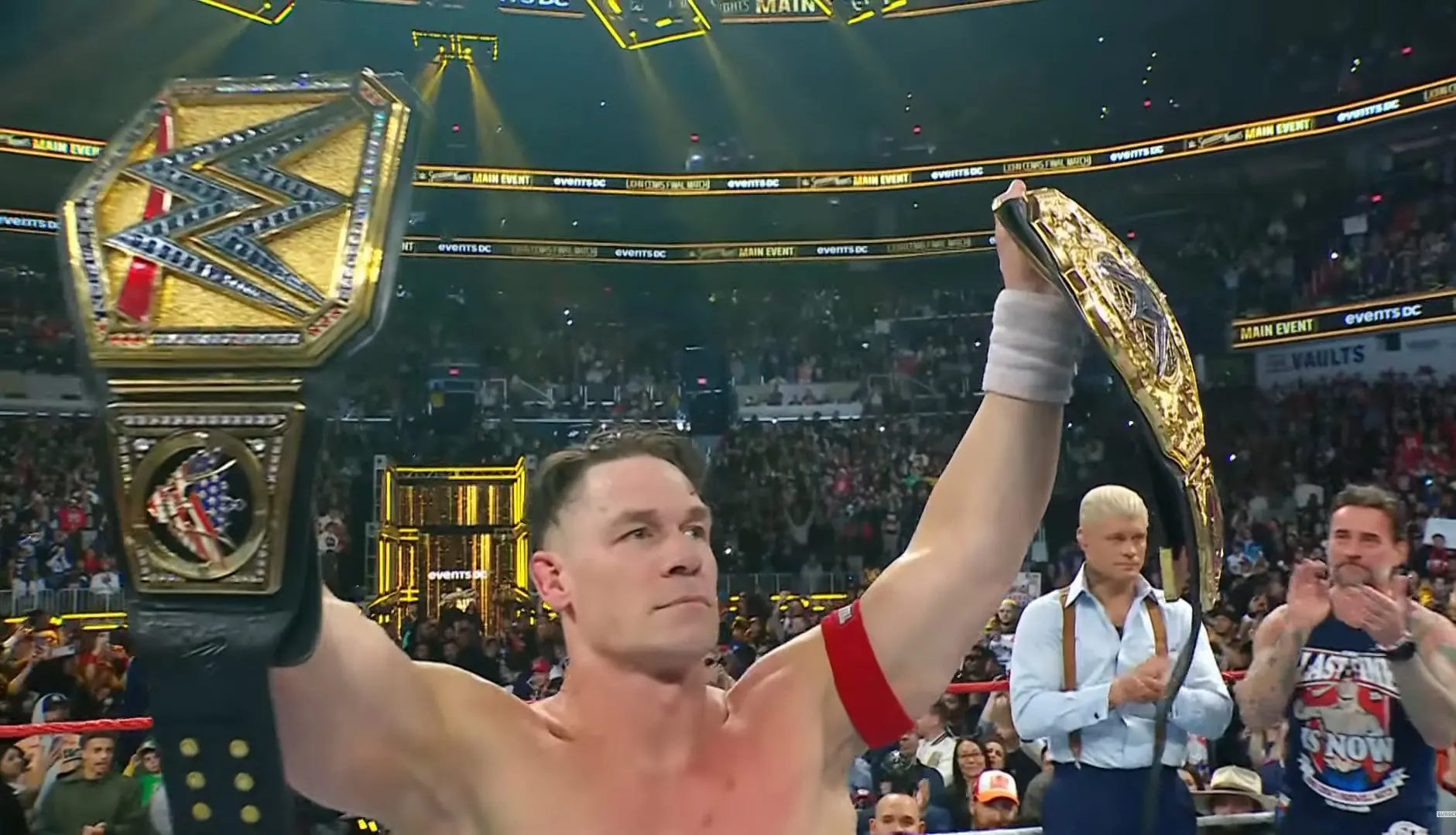 48歲的John Cena自2002年6月27日登陸WWE主節目《SmackDown》以來，憑藉軍人硬漢形象與永不放棄的精神，贏得全球無數摔角迷的喜愛。他生涯共拿下17次世界冠軍的空前成就，超過十年擔任WWE品牌門面，更以「Hustle, Loyalty and Respect」為座右銘。(圖：網絡截圖)